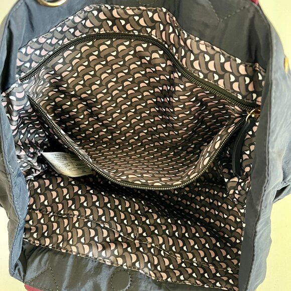 Stella & Dot Zip-it Navy Convertible Tote Bag - Picture 8 of 8